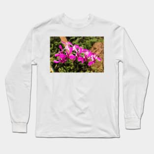 Purple orchid Long Sleeve T-Shirt